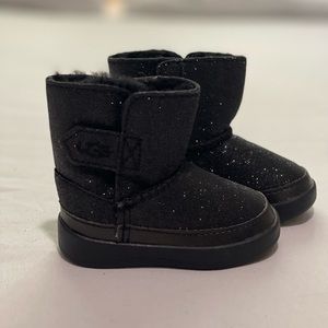 UGG Keelan Glitter Boot - Baby / Toddler Black